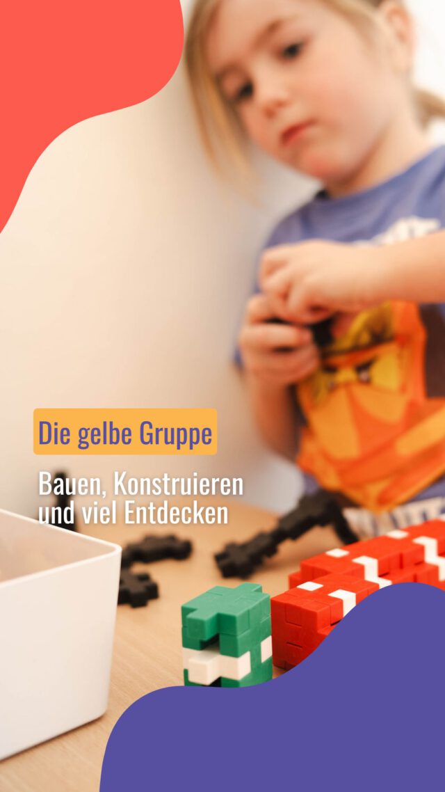 Willkommen in unserem Bau- und Konstruktionsbereich! 🏗️

Hier dürfen die Kinder tüfteln, ausprobieren und ihrer Kreativität freien Lauf lassen. Ob Klemmbausteine, Holz, Magnete oder Kugelbahnen, hier kann alles miteinander kombiniert und erkundet werden.

Jedes Bauprojekt ist erlaubt, jedes Experiment erwünscht. So lernen die Kinder spielerisch Formen, Zusammenhänge und Zusammenarbeiten. Und  weil auch das schönste Bauprojekt plötzlich mal einstürzen kann, üben wir gleichzeitig Geduld, Motivation und Teamgeist.

Foto: @lemmer_creative , Reel: @solo.content.marketing